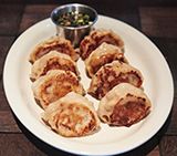 

				Pan Fried Dumplings - Chinese Food Restaurant in Midtown & Leawood - Blue Koi - Menu Image